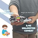 funnykid Mini Drift RC Cars – Remote Control Cars Gift Set Toys for 3 4 5 6 7 8 9 10 Year Old Boys, Alloy Body, 3 Speed, 30m Range, 30 Min Playtime, USB Type-C, 1:64 Scale, Build Your Racing Team - Image 6