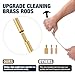 Universal Gun Cleaning Kit for All Caliber Compatible with Pistol Rifle Handgun Shotgun Hunting with Brass Rods and Cleaning Stand