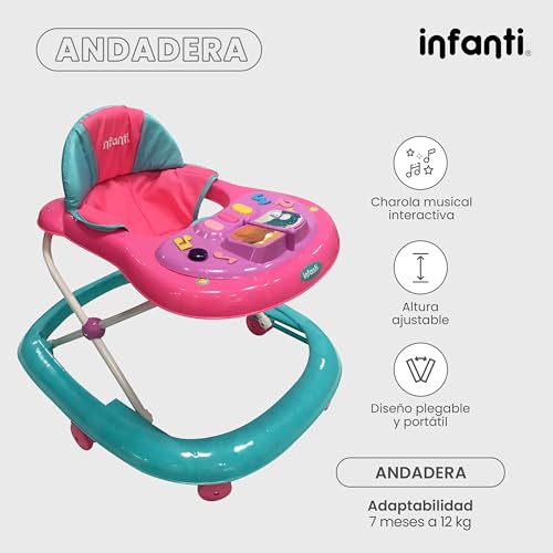 La mejor selección de Andadera infanti rosa - 5 favoritos. 26 Imagen adicional