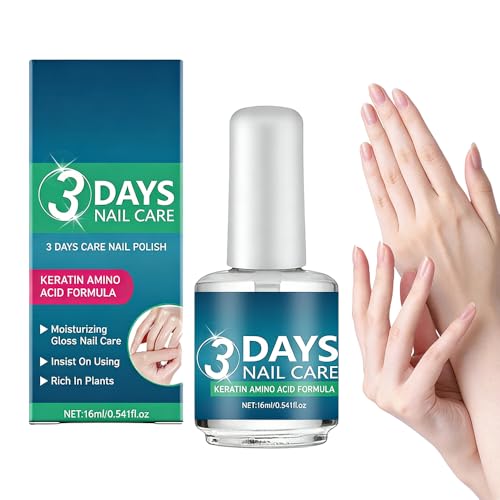 3 Days Nail Care Oil, 2026 New Keratin Nail Strengthener, Nail Re...