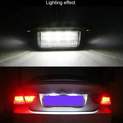 1/2 pçs LED luz de número de licença de carro para SUV caminhão reboque van tag Step Li produtos lâm