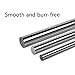 Surprecision 8mm Linear Motion Shaft Kit with 2pcs Linear Shaft Rod 400mm + 2pcs Slide Block Bearing SCS8UU + 4pcs SK8 Aluminium Guide Rail Support for Printer and CNC DIY