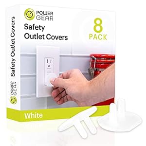 Energy Gear Outlet Covers Child Proofing Baby Proof Plug Covers for Electrical Shops Straightforward Set up Outlet Plug Covers UL Listed Shock Prevention White 69311 30 Depend