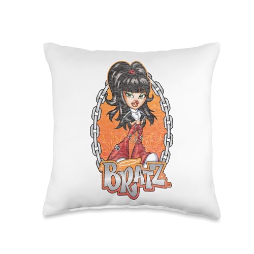 Bratz - Jade Chain and Flames Throw Pillow