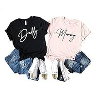 Algopix Similar Product 16 - Mommy and Daddy Shirt  Mom and Dad