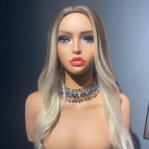 Tête de mannequin avec support pour perruque et colliers - 5