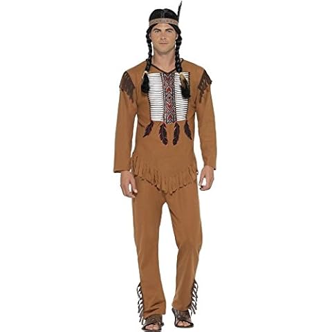 Smiffys Western Herren Kostüm Indianer Karneval Fasching Gr.XL Cover