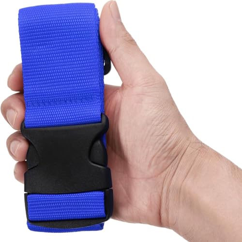 Image of Ultra Long Heavy Duty Luggage Straps for Suitcases Uprights Duffels Bags, 79 inch Adjustable Travel Packing Belts for Cargo Safety, Sturdy Baggage Strap Belts