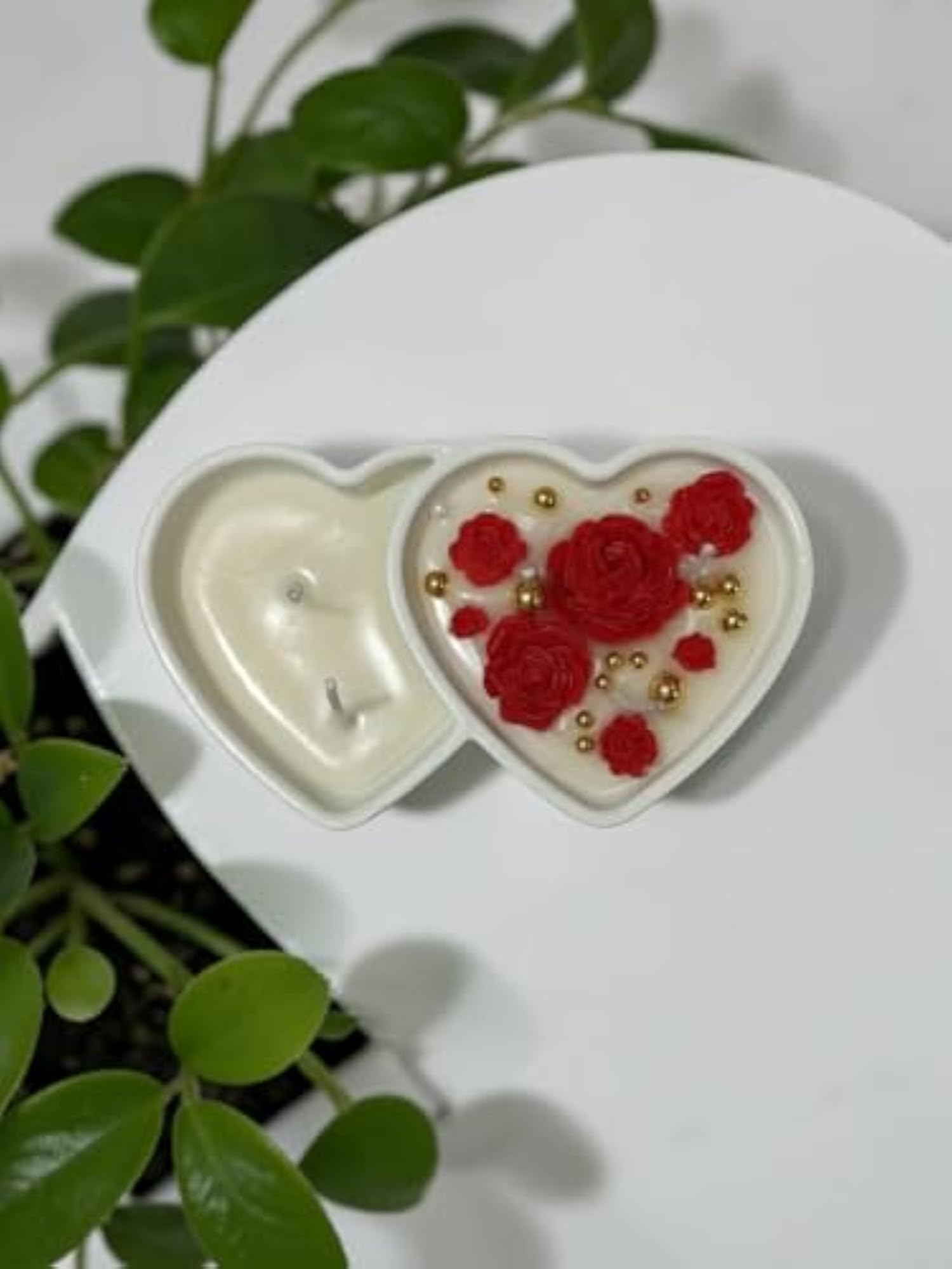 Scented Candle (Red, Rose)