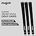 13 Piece Senior Men's Majek Jumbo OverSize Tour Pro Velvet Golf Grips +1/8
