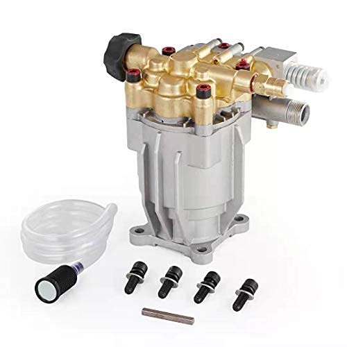 Pressure Washer Pump 2.5 GPM 2900 PSI Horizontal 3/4" Shaft fit 6.5 HP Engine Brass Head Replacement Pump