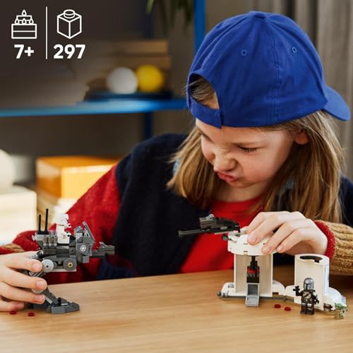Image of LEGO Star Wars: The Mandalorian and Grogu AT-RT Attack - Toy Building Set for Kids - 75444