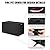 Youlvy Fire Pit Cover Rectangular 65 Inch - Waterproof Outdoor Fire Table Cover Rectangle Heavy Duty, 600D Patio Propane Gas Firepit Cover Rectangular Tear Weather Resistant - 65 x 40 x 27 Inch
