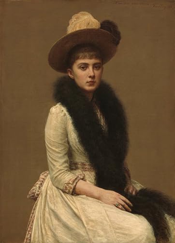 Tableau d'art Portrait de Sonia Fantin-Latour, impression sur toile premium pour salon