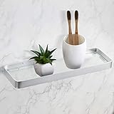 【Ohne Bohren】Die Installation dieser Duschablage ist sehr einfach, es müssen keine Löcher gebohrt werden. Verwenden Sie einfach den von uns bereitgestellten Superkleber, sehr stabil. Dies verhindert Schäden an Ihren Wänden.