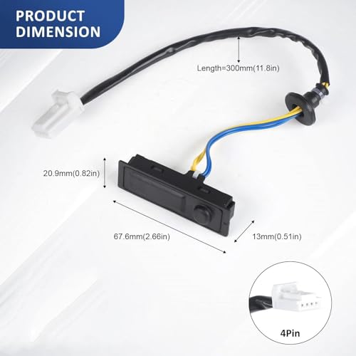 Interruptor apertura puerta trasera Nissan Ilurano 2009-2017 cableado 5