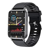 ◆ Monitor de temperatura corporal de alta precisión: el rastreador de ejercicios logra una medición de la temperatura corporal de 24 horas. Medir la temperatura de su cuerpo rápidamente en 10 segundos. Le permite ver su estado de salud en cualquier momento y en cualquier lugar.