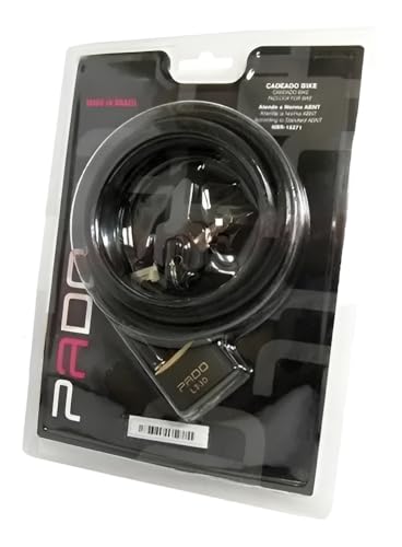 CADEADO BICICLETA SM LT-30MM PRETO, Pado, 51017278, Dourado