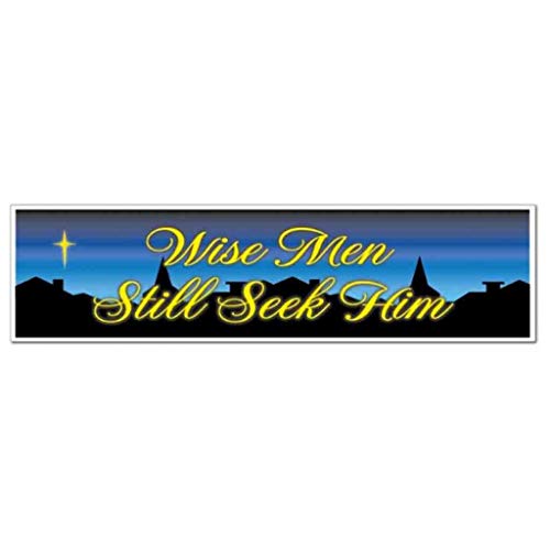 VictoryStore Magnets - Wise Men Still Seek Him Car Magnet, Size 3 inches x 11 inches