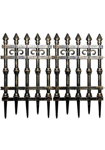 Fun World 35"" X 29"" Brass Graveyard Gates Halloween Props | Halloween Gates Standard, Gray