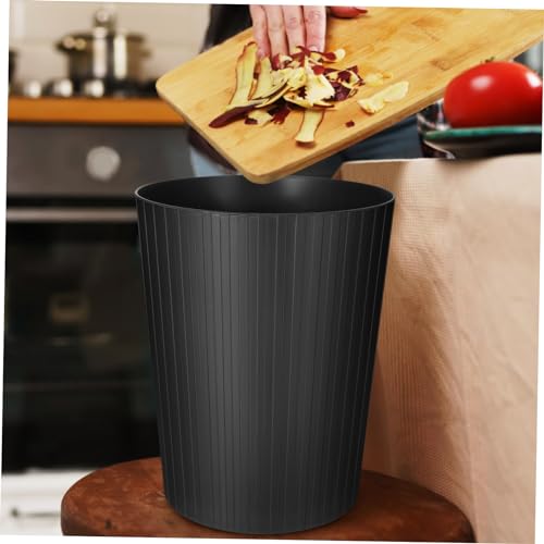 Basurero rectangular negro de plástico MAGICLULU miniatura 7