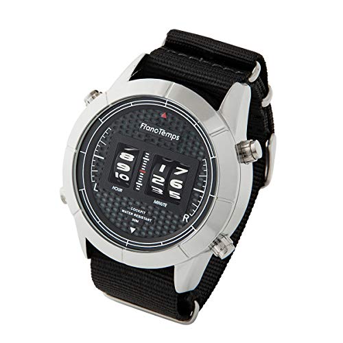 FrancTemps COCKPIT 腕時計 コクピット ウォッチ メンズ ローラー式 回転式 メンズウォッチ