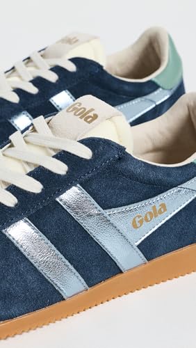 Image of Gola Women's Elan Glitz Suede Sneakers
