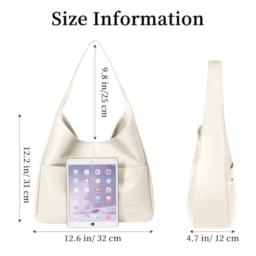 Hobo Bags for Women Leather Tote Bag Vegan Leather Shoulder Hand Bag Hobo Purse Tote Bags Large Soft Shoulder Bag2