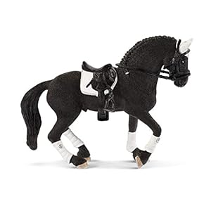 SCHLEICH 42457 Friese Hengst Rijtoernooi, voor kinderen vanaf 5 jaar, Horse Club – Speelset,multi kleuren