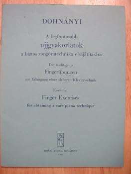 Paperback Essential Finger Exercises for Obtaining a Sure Piano Technique Book