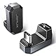 JSAUX 180 Grad USB C Adapter (2 Stück), Typ C Stecker Auf USB C 4.0 Buchse, PD 100W, Kompatibel Mit Steam Deck, Switch, Tablet, Telefon Und Weitere Typ C Geräte