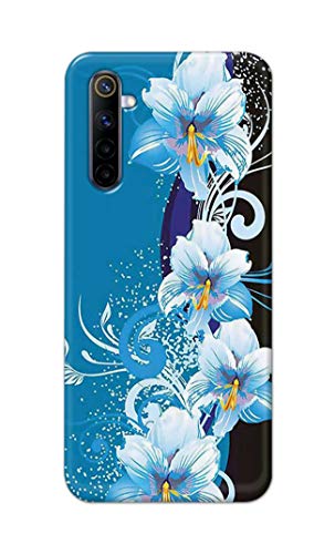 Image of PRINTFIDAA Beautiful Floral Design Printed Designer Hard Case for Realme 6 Pro (6.6 inch) Back Cover -(e) RPM1006