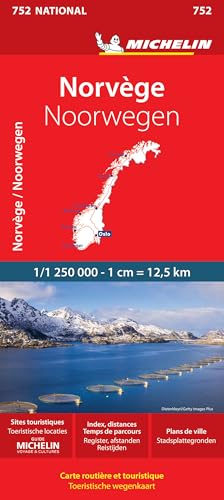 Carte NATIONAL 752 Norvège (Noorwegen)