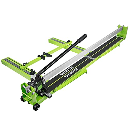 VEVR Cortador de Azulejos Ancho de Corte Máx 1200mm Marco de Acero Cortadora de Piso Laminado Espesor de Corte 6-15 mm 27 Rodamientos Cortador Manual de Azulejos para Piedra, Baldosas Ordinarias Cover