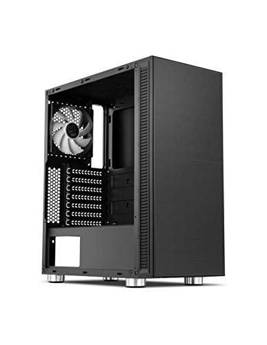 Nox - Caja de Media Torre Micro ATX/Mini ITX/ATX NX Hummer Void Ø 12 cm, Color Negro