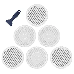 AIR U+ Replacement Steam Mop Pads for Shark S7000AMZ S7001 S7001TGT S7000c Steam Mop, Steam & Scrub All-in-One Scrubbing - XKITP7000 (6 Pack)