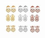 ✿ El earring backs lifters puede ajustar la tensión de los aretes de acuerdo con sus necesidades, para brindarle la máxima comodidad. Y es muy fácil de usar, simplemente desliza el poste del pendiente en el pendiente mágico, como cualquier parte trasera de arete.
