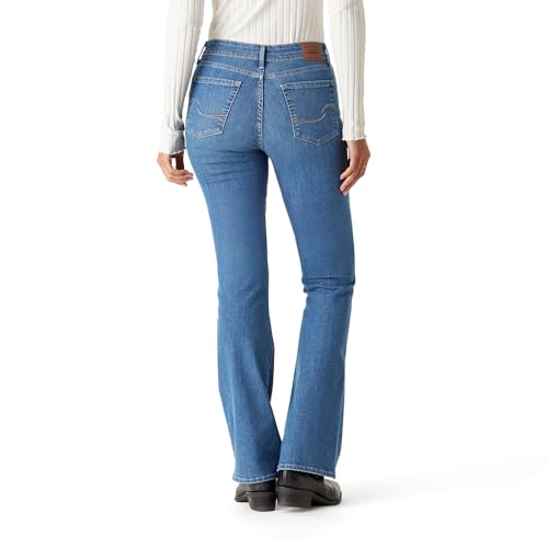 Levi Strauss Signature Women's Totally Shaping Bootcut Jeans Mid-Rise Stretch Denim (Also Available in Plus), (New) Out of Town, 2 Regular4