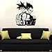 Vinilo Tatuajes de pared Dragon Ball Z Anime Arte de la pared Comics Pegatinas Decoración para el hogar Niños Habitación del niño Decoración del arte Etiqueta de la pared 58 * 69Cm