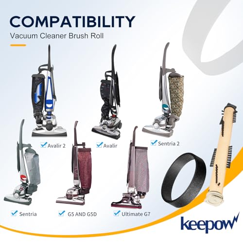 Replacement Part Compatible with Kirby Vacuum Brush Roll with 4 Pcs Belt by KEEPOW - Used condition - Image 2