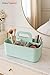 Enjoy Organizer - Small Stackable Portable Simple 6-Compartment Caddy With Handle For Art Shower Dorm Office Supplies Multi Use - Made In USA (Mint)