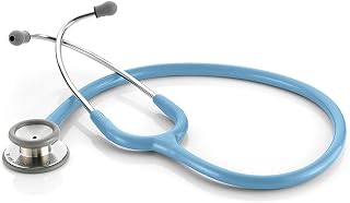 ADC Adscope 603 Clinician Stethoscope with Tunable AFD Technology, 31 inch Length, Metallic Ceil Blue