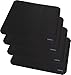 Produktbild 4x LogiLink Gaming Mauspad (230 x 204,5 x 4 mm) [ schwarz ]
