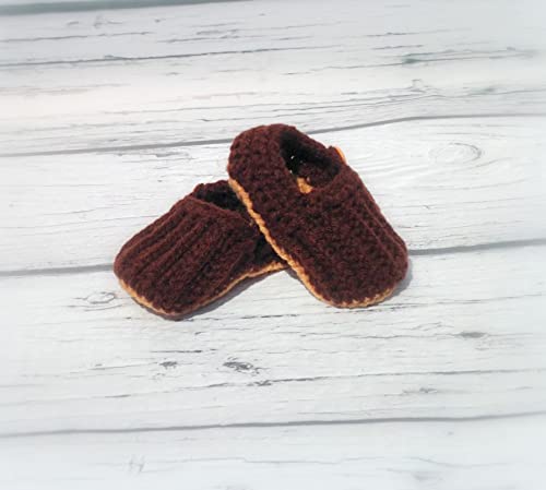 Baby slippers loafers Infant Custom made to order (0-6 Months)2