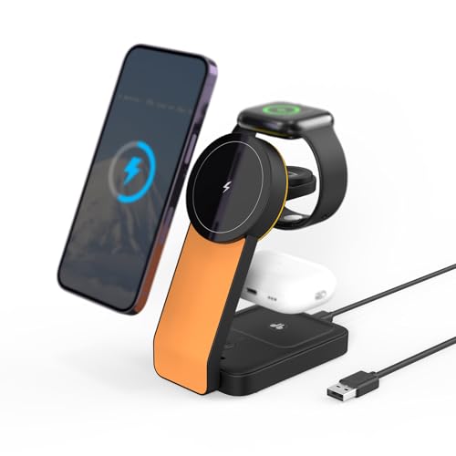 XXZU Cargador Inalámbrico, Soporte de Carga Inalámbrica con Tipo-...