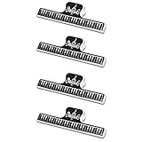 Hochwertige Materialien: Der Musikbuchhalter besteht aus hochwertigem ABS-Kunststoff und langlebigen Federn, die umweltfreundlich und langlebig sind und nicht leicht zu brechen sind.