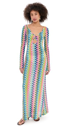 Seven Wonders Women's Emerie Maxi Dress, Xyla Wave Blue, M