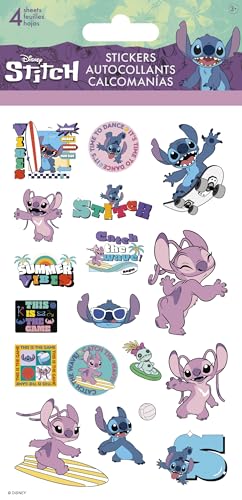 Disney - Stitch in Sports - Adesivos padrão de 4 folhas adesivos padrão - 4 folhas