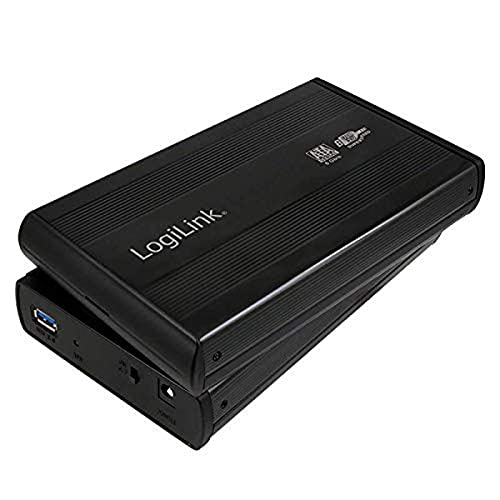 Logilink Case Esterno per HDD 3,5", USB3, SATA, Nero