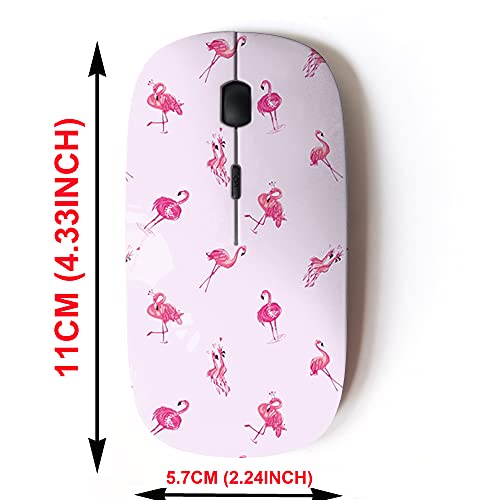 Ratón inalámbrico de 2.4 G con alegre diseño tropical para alegrar tu escritorio 2